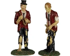 Lemax Spooky Town Figurines<Lemax 02958 - A Chilling Band Of Two, Set Of 2 - Spooky Town Figurines