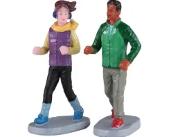 Lemax Figurines<Lemax 02921 - Autumn Jog, Set Of 2 - Figurines