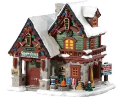 Lemax Vail Village<Lemax 85328 - Backwoods Snowshoe Rental Shop - Vail Village
