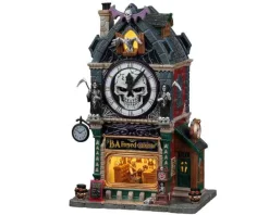 Lemax Spooky Town Houses<Lemax 25851 - B.A. Freyed Clocksmith - Spooky Town Halloween Village Houses & Buildings