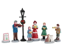 Lemax Figurines<Lemax 02949 - Baily's Music School Carolers, Set Of 8 - Figurines