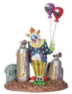 Lemax Spooky Town Figurines<Lemax 32103 - Balloon Clown - Spooky Town Halloween Village Figurines