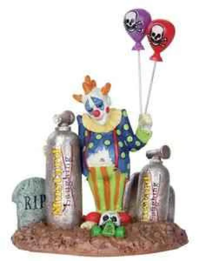 Lemax Spooky Town Figurines<Lemax 32103 - Balloon Clown - Spooky Town Halloween Village Figurines