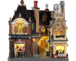 Lemax Facades<Lemax 05618 - Beersmith Row, Battery-Operated (4.5-Volt) - Facades