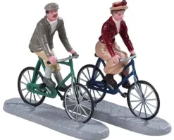 Lemax Figurines<Lemax 92763 - Bike Ride Date, Set Of 2 - Figurines