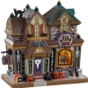 Lemax Spooky Town Houses<Lemax 05610 - Black Cat Halloween Decor - Spooky Town Houses