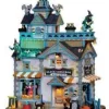 Lemax Spooky Town Houses<Lemax 05005 - Black Cauldron Boo-Tique, With 4.5V Adaptor (No Color Box) - Spooky Town Houses