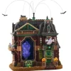 Lemax Spooky Town Houses<Lemax 05605 - Black Raven Manor, With 4.5V Adaptor - Spooky Town Houses