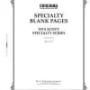 Stamp Supplies<Scott Blank Pages Specialty Border (20 Pages)