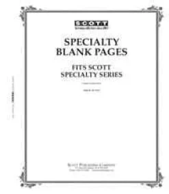 Stamp Supplies<Scott Blank Pages Specialty Border (20 Pages)
