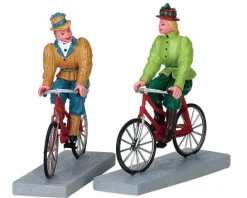 Lemax Figurines<Lemax 72514 - Bloomers And Bicycles, Set Of 2 - Figurines