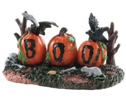 Lemax Spooky Town Accessories<Lemax 84339 - Boo Pumpkins - Spooky Town Accessories