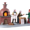 Lemax Table Pieces<Lemax 94530 - Bread Bakers, Battery-Operated (4.5-Volt) - Table Pieces