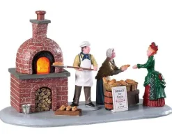 Lemax Table Pieces<Lemax 94530 - Bread Bakers, Battery-Operated (4.5-Volt) - Table Pieces