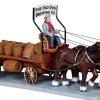 Lemax Table Pieces<Lemax 03847 - Brewer's Wagon - Christmas Village Table Pieces