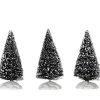 Lemax Trees<Lemax 04763 - Bristle Tree, Set Of 3, Mini - Trees