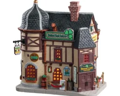 Lemax Caddington Village<Lemax 05647 - Broken Flask Tavern - Caddington Village