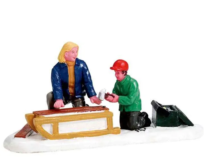 Lemax Figurines<Lemax 72508 - Building A Sled - Figurines