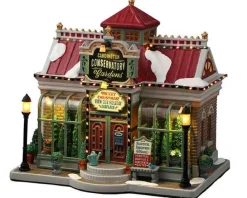 Lemax Caddington Village<Lemax 25867 - Caddington Conservatory Gardens, With 4.5-Volt Ad - Caddington Village Christmas Houses & Buildings