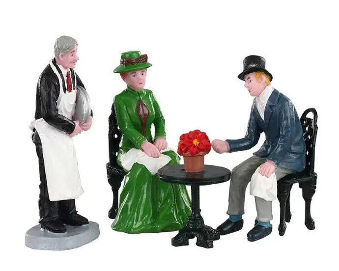 Lemax Figurines<Lemax 02925 - Cafe Society, Set Of 4 - Figurines