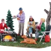 Lemax Table Pieces<Lemax 04728 - Camping Couples, Battery-Operated (4.5-Volt) - Table Pieces
