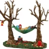 Lemax Table Pieces<Lemax 23593 - Camping Hammock Buddy - Christmas Village Table Pieces