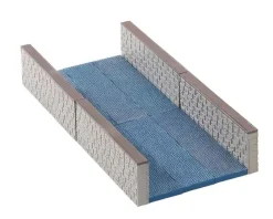 Lemax Landscape<Lemax 04764 - Canal Wall, Set Of 10 - Landscape