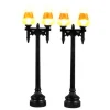 Lemax Spooky Town Accessories<Lemax 34071 - Candy Corn Street Light, Set Of 2, Battery-Operated (4.5-Volt) - Spooky Town Accessories