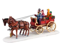 Lemax Table Pieces<Lemax 13562 - Carriage Cheer - Table Pieces
