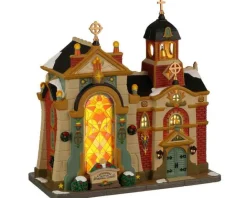 Lemax Caddington Village<Lemax 25877 - Cathedral Of Eternal Light - Caddington Village Christmas Houses & Buildings