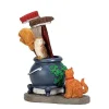Lemax Spooky Town Accessories<Lemax 74220 - Cauldron Broom Holder - Spooky Town Accessories