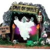 Lemax Spooky Town Accessories<Lemax 34602 - Cave Of Skulls, Battery-Operated (4.5V) - Spooky Town Halloween Village Accessories