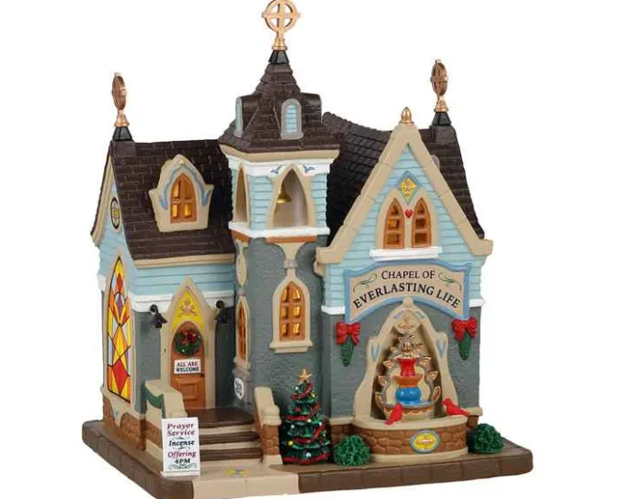 Lemax Caddington Village<Lemax 15776 - Chapel Of Everlasting Life - Caddington Village