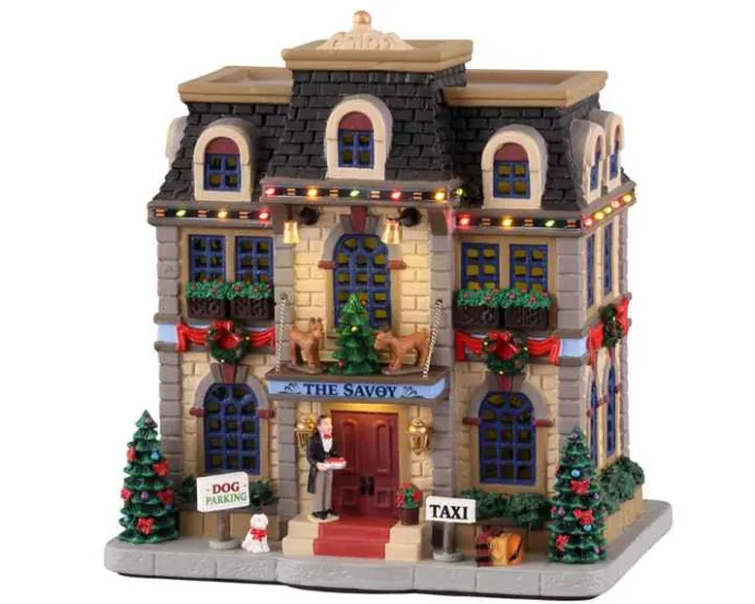 Lemax Caddington Village<Lemax 15737 - Christmas At The Savoy, With 4.5V Adaptor - Caddington Village