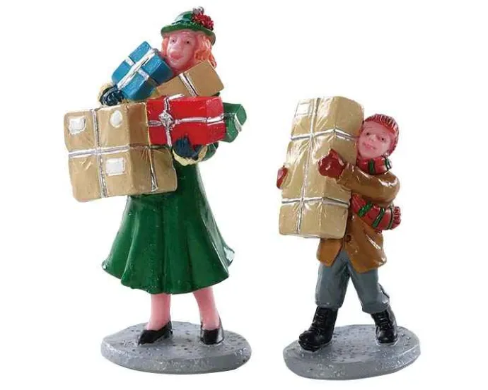 Lemax Figurines<Lemax 82610 - Christmas Rush, Set Of 2 - Figurines