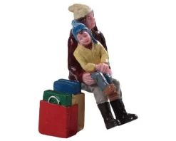 Lemax Figurines<Lemax 92766 - Christmas Shopping Break, Set Of 2 - Figurines