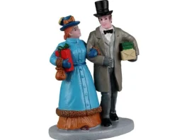 Lemax Figurines<Lemax 22144 - Christmas Shopping Date - Christmas Village Figurines
