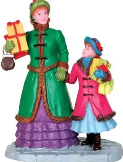 Lemax Figurines<Lemax 42257 - Christmas Shopping - Christmas Village Figurines