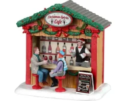 Lemax Table Pieces<Lemax 23605 - Christmas Spirits Cafe - Christmas Village Table Pieces