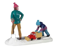 Lemax Figurines<Lemax 12029 - Clearing The Sidewalk - Figurines