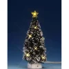 Lemax Trees<Lemax 74267 - Clear Light Evergreen Tree, Medium, Battery-Operated (4.5V) - Trees