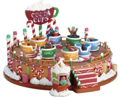 Lemax Sugar N Spice Accessories<Lemax 74222 - Cocoa Cups, Set Of 2, With 4.5V Adaptor - Sugar N Spice Accessories