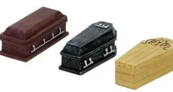 Lemax Spooky Town Accessories<Lemax 74583 - Coffins, Set Of 3 - Spooky Town Halloween Village Accessories