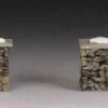 Lemax Misc. Accessories<Lemax 93304 - Colonial Stone Wall, Set Of 10 - Christmas Village Misc. Accessories
