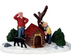Lemax Table Pieces<Lemax 53218 - Construction Crew - Christmas Village Table Pieces