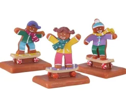 Lemax Sugar N Spice Figurines<Lemax 12056 - Cookie Boarding, Set Of 3 - Sugar N Spice Figurines