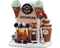 Lemax Sugar N Spice Houses<Lemax 05699 - Cookies 'N Cream Creamery, Battery-Operated (4.5V) - Sugar N Spice Houses