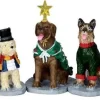 Lemax Figurines<Lemax 32126 - Costumed Canines, Set Of 5 - Christmas Village Figurines