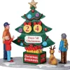 Lemax Table Pieces<Lemax 33011 - Countdown Tree, Set Of 7 - Christmas Village Table Pieces