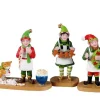 Lemax Figurines<Lemax 22137 - Crafty Elves, Set Of 3 - Christmas Village Figurines